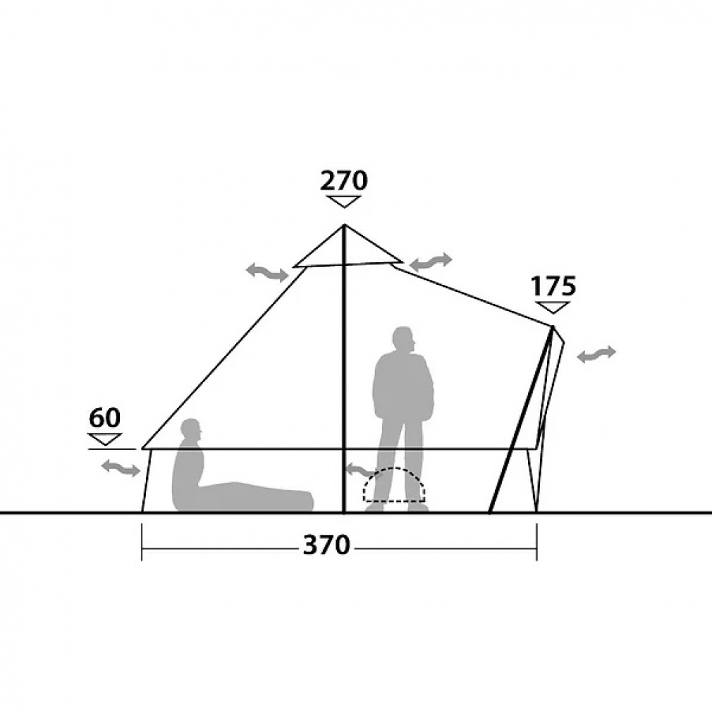 ローベンス クロンダイク KLONDIKE 130189 キャンプ ドームテント 6人