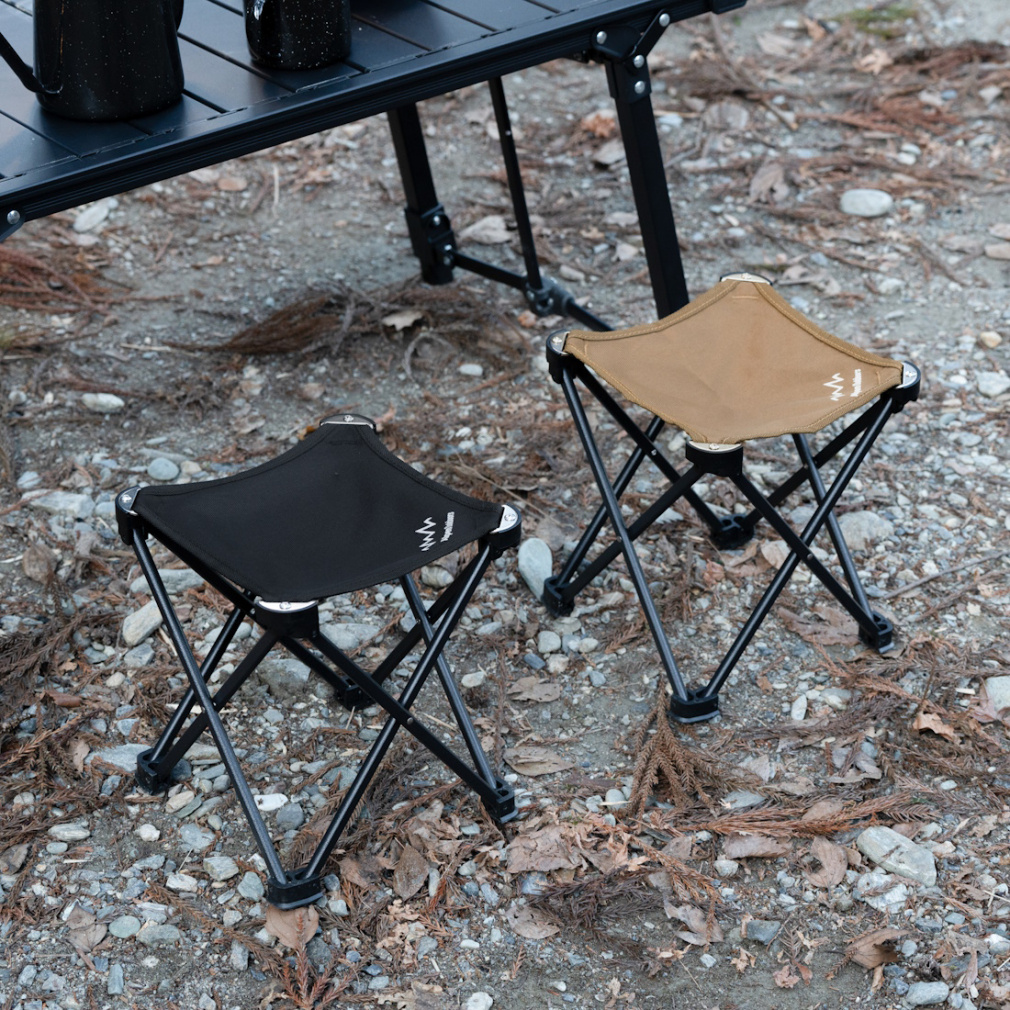 アルペンアウトドアーズ 撥水ミニチェア ブラック ブラック キャンプ