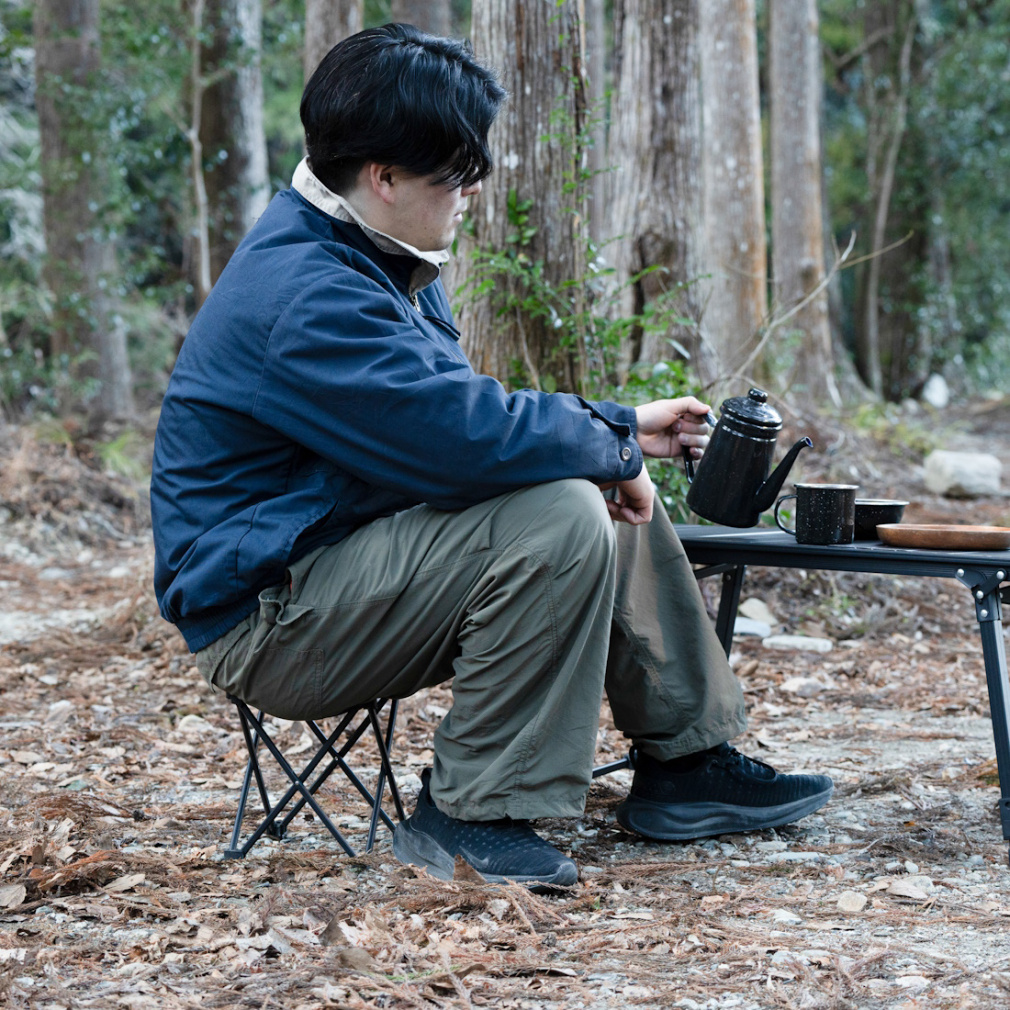 アルペンアウトドアーズ 撥水ミニチェア ブラック ブラック キャンプ