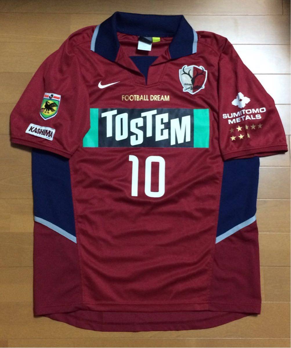 中古】本山雅志実使用ユニフォーム・鹿島アントラーズ(検索用)サッカー