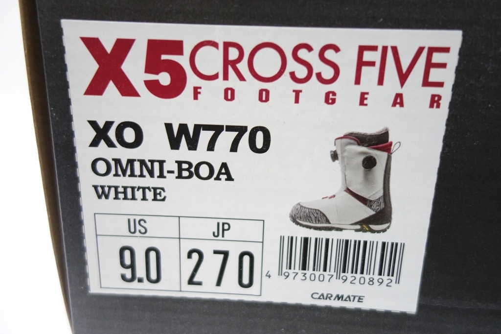 中古 16/17 X5 OMNI BOA 27cm スノーボードブーツ クロスファイブ