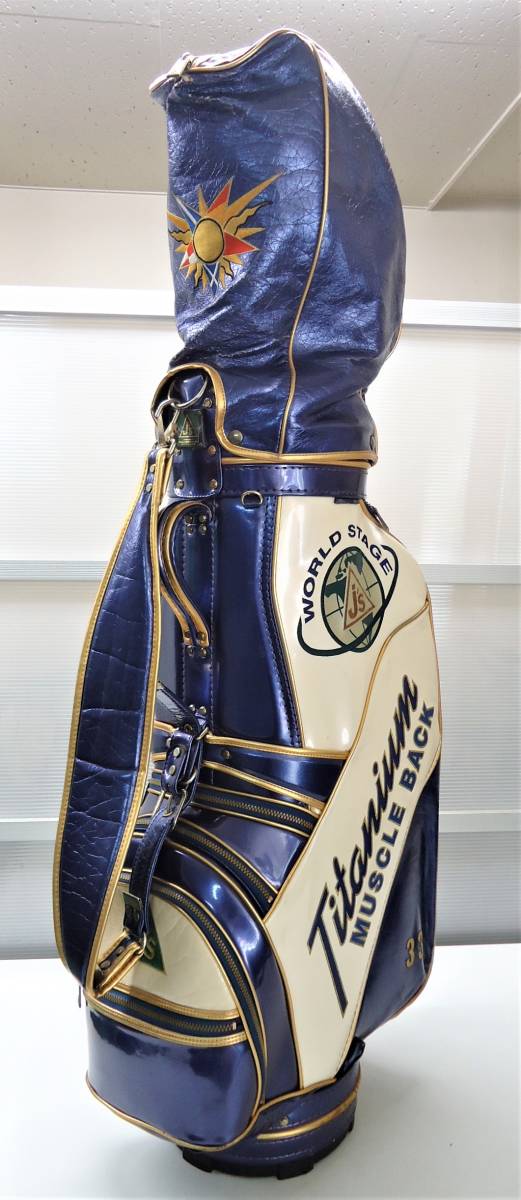 希少‼】 ジャンボ尾崎監修 J's キャディバッグ ゴルフバッグ スタンド