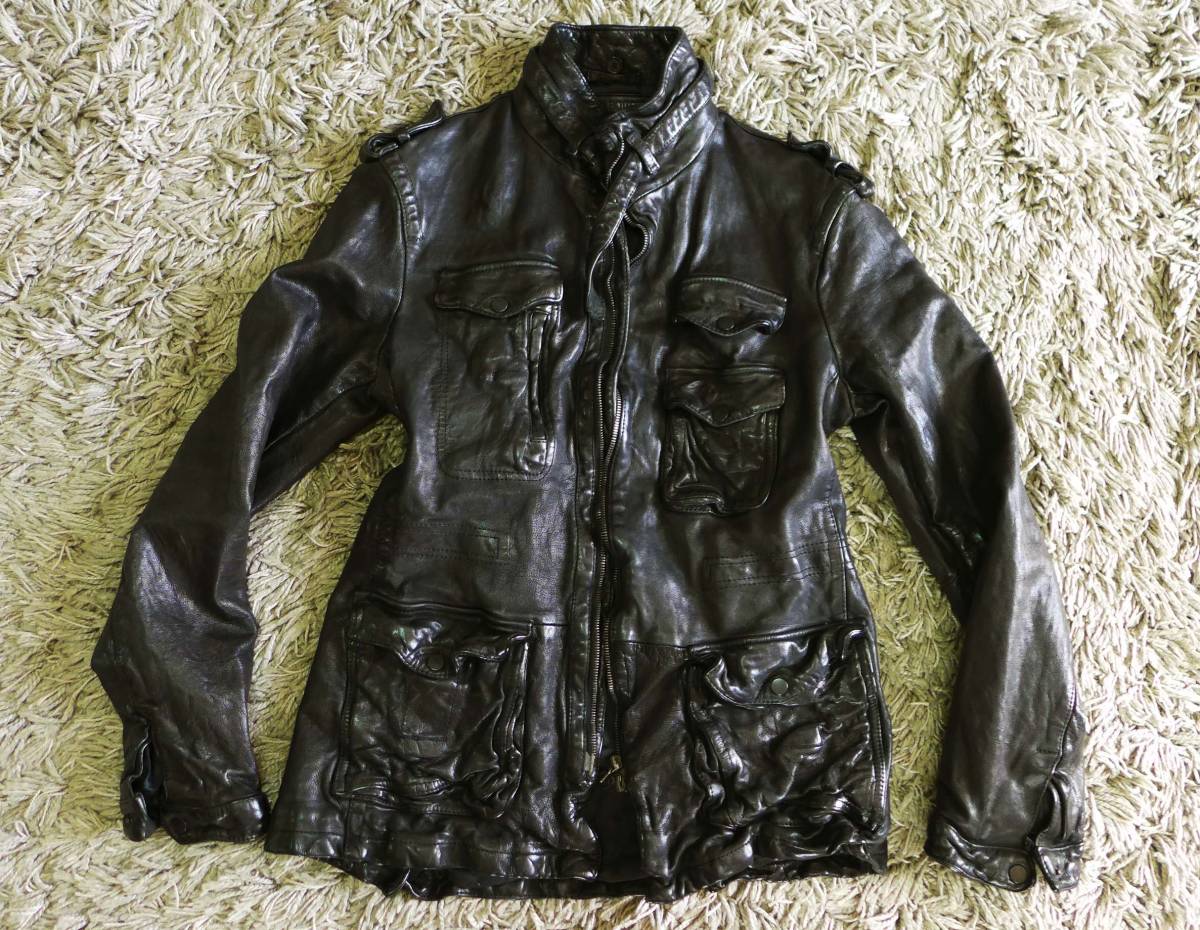 unddddpro】NEIL BARRETTバッファローレザージャケット Neil Barrett