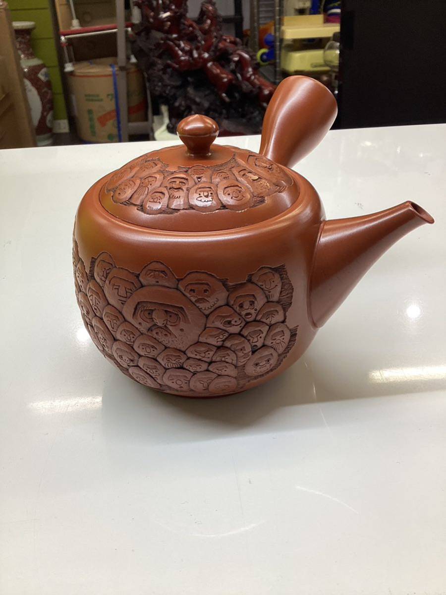 岩切美巧堂造 茶壷 茶心壷 薩摩錫器 煎茶道具 約388g M256 BC23 【公式