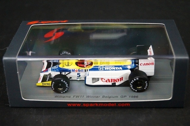spark スパーク 1/43 Williams ウィリアムズ FW11 ベルギーGP 優勝 N