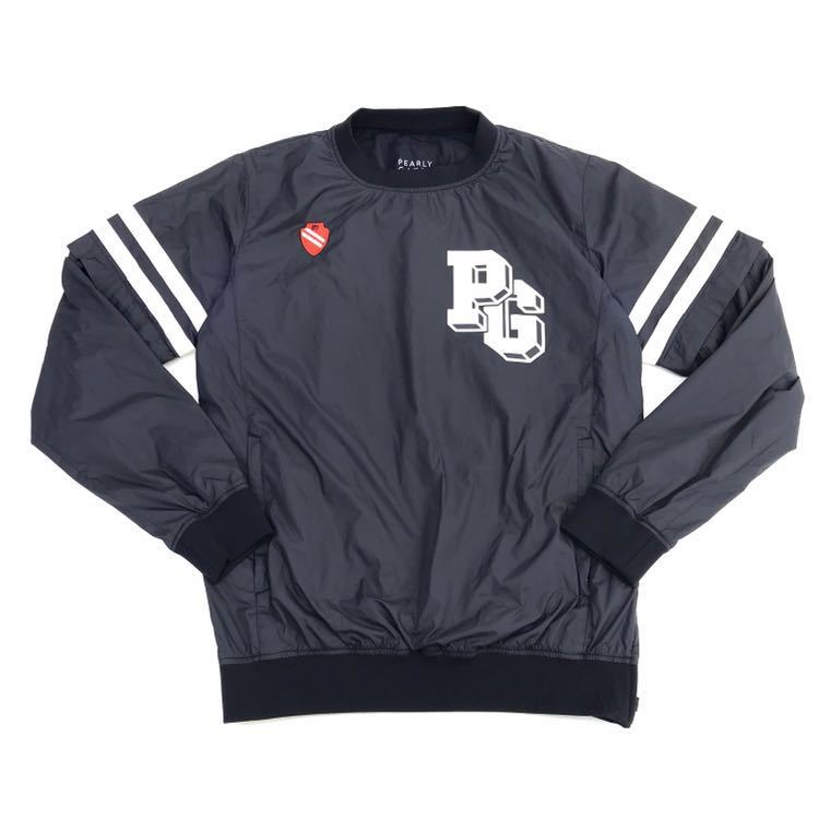 パーリーゲイツ リバーシブル半袖ブルゾン ハーフジップウィンド