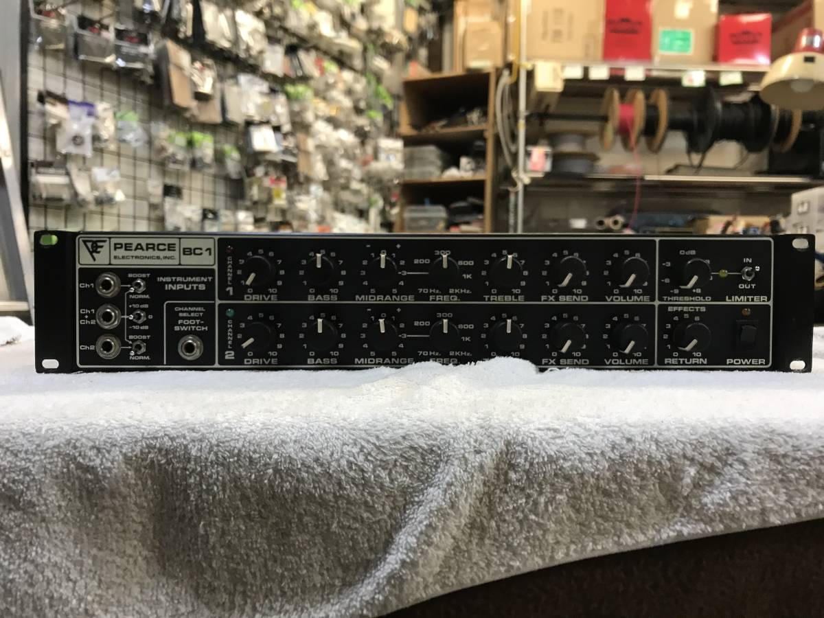 PEARCE G1 ギタープリアンプ フットスイッチ付き PEARCE G1 ギター