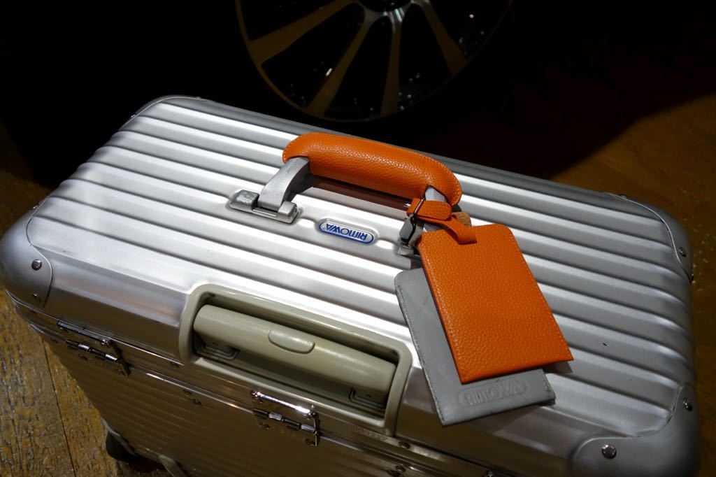 新品】リモワ RIMOWA 専用 レザー ハンドル カバー ラゲッジ ネーム