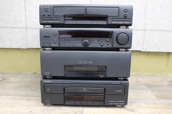 PIONEER DC-J510 DLX-J510 カセット LD システムコンポ R013