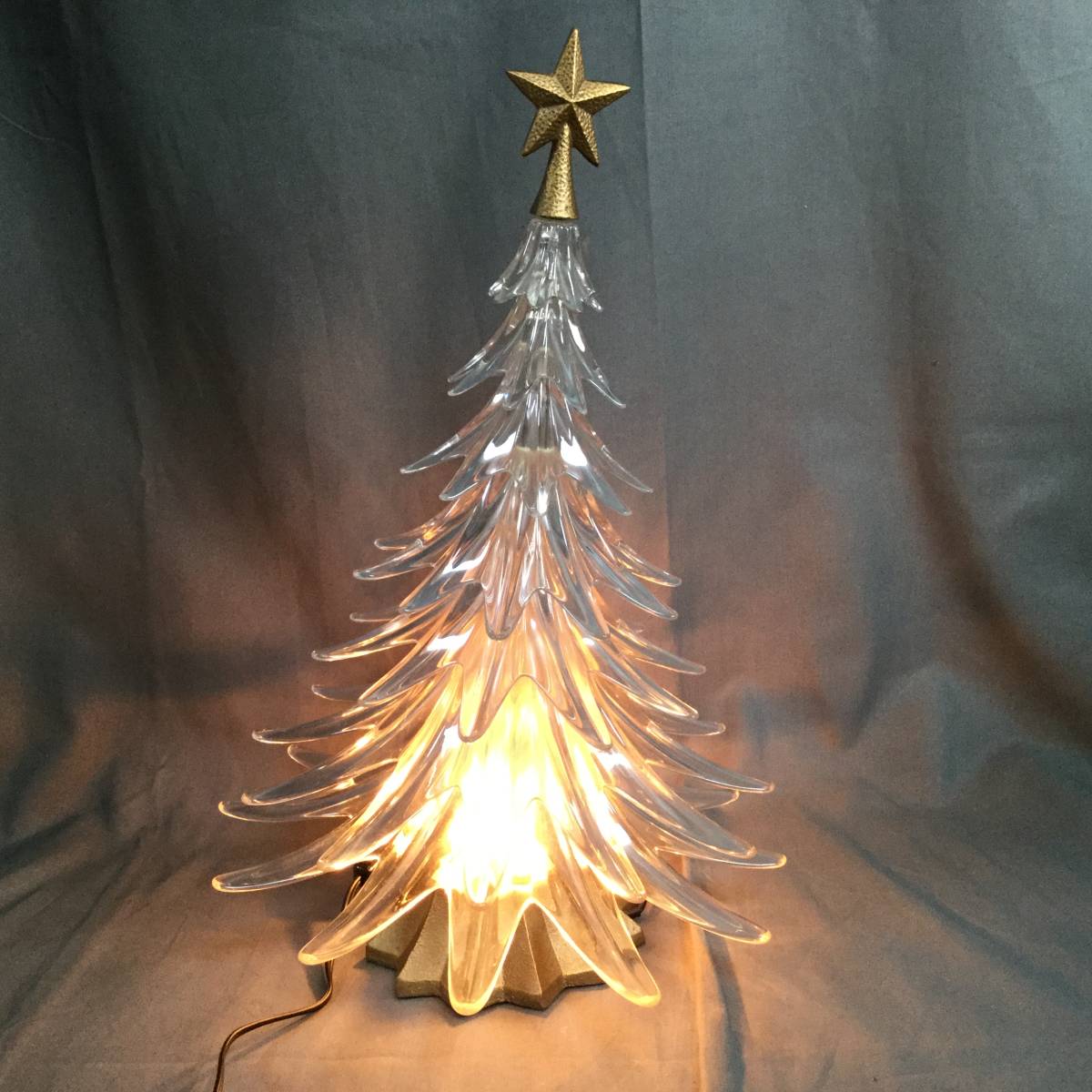 ○○11/17 175934 クリスマスツリー クリスタル HOYA CRYSTAL LIGHT