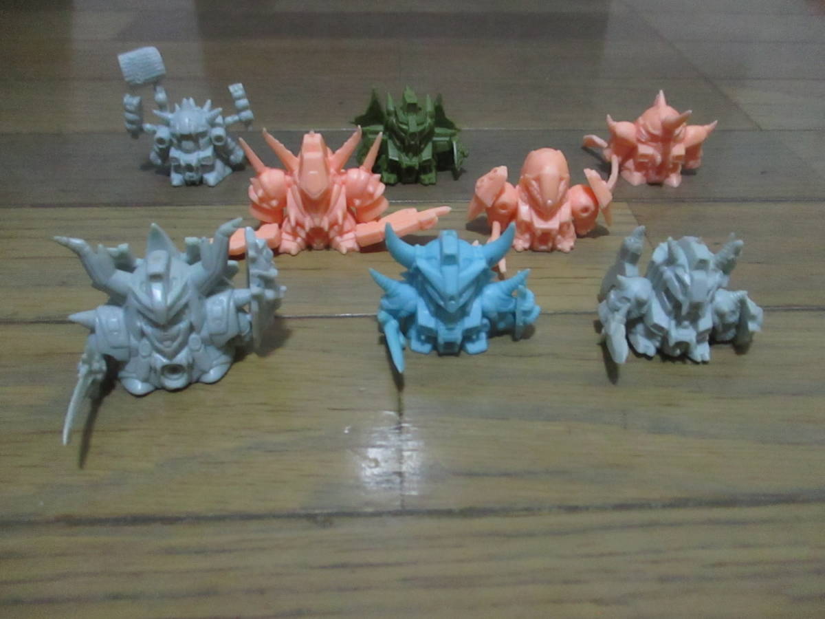 mL366a [希少] SDガンダム ガン消し 竜機神 バイオレットガンドラゴン