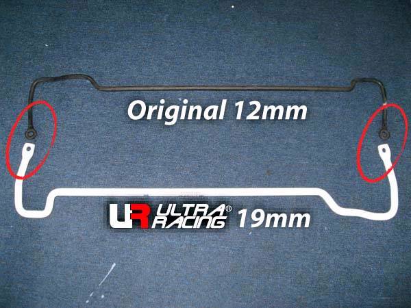 For Nissan 240SX S13 1989-1994 Ultra Racing 2 Points Rear Strut