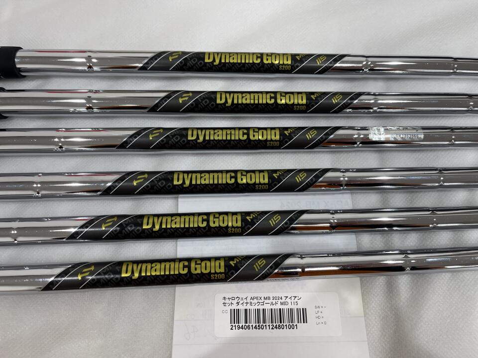 APEX MB 2024｜キャロウェイ｜アイアンセット｜ダイナミックゴールド
