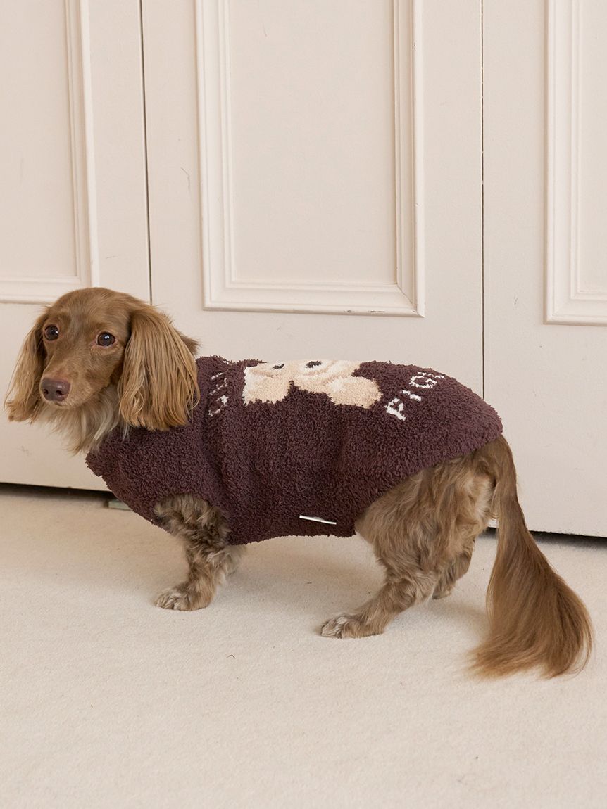 CAT&DOG】ベビモコダックスフンドジャガードプルオーバー(ウェア