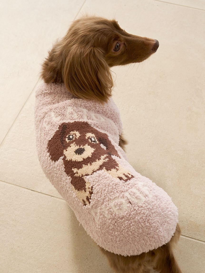 CAT&DOG】ベビモコダックスフンドジャガードプルオーバー(ウェア