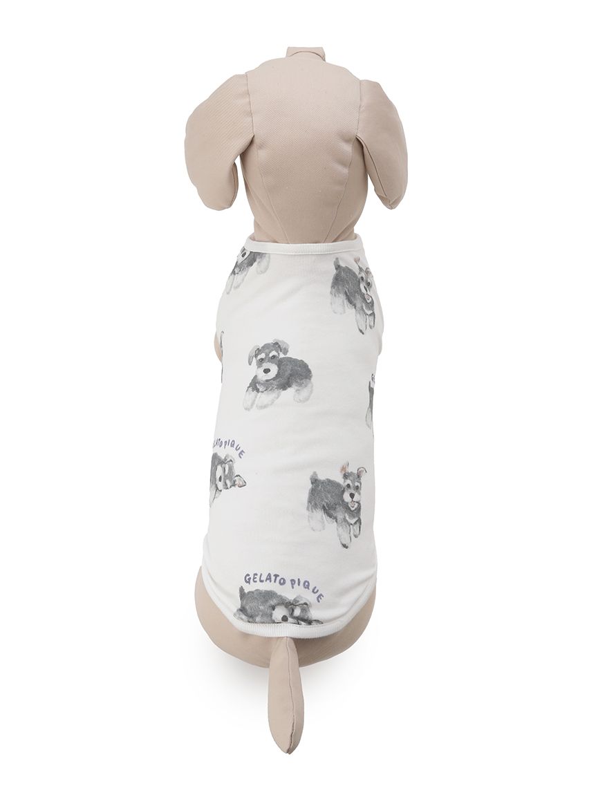 CAT&DOG】シュナウザー柄カットソープルオーバー(ウェア)｜ルーム