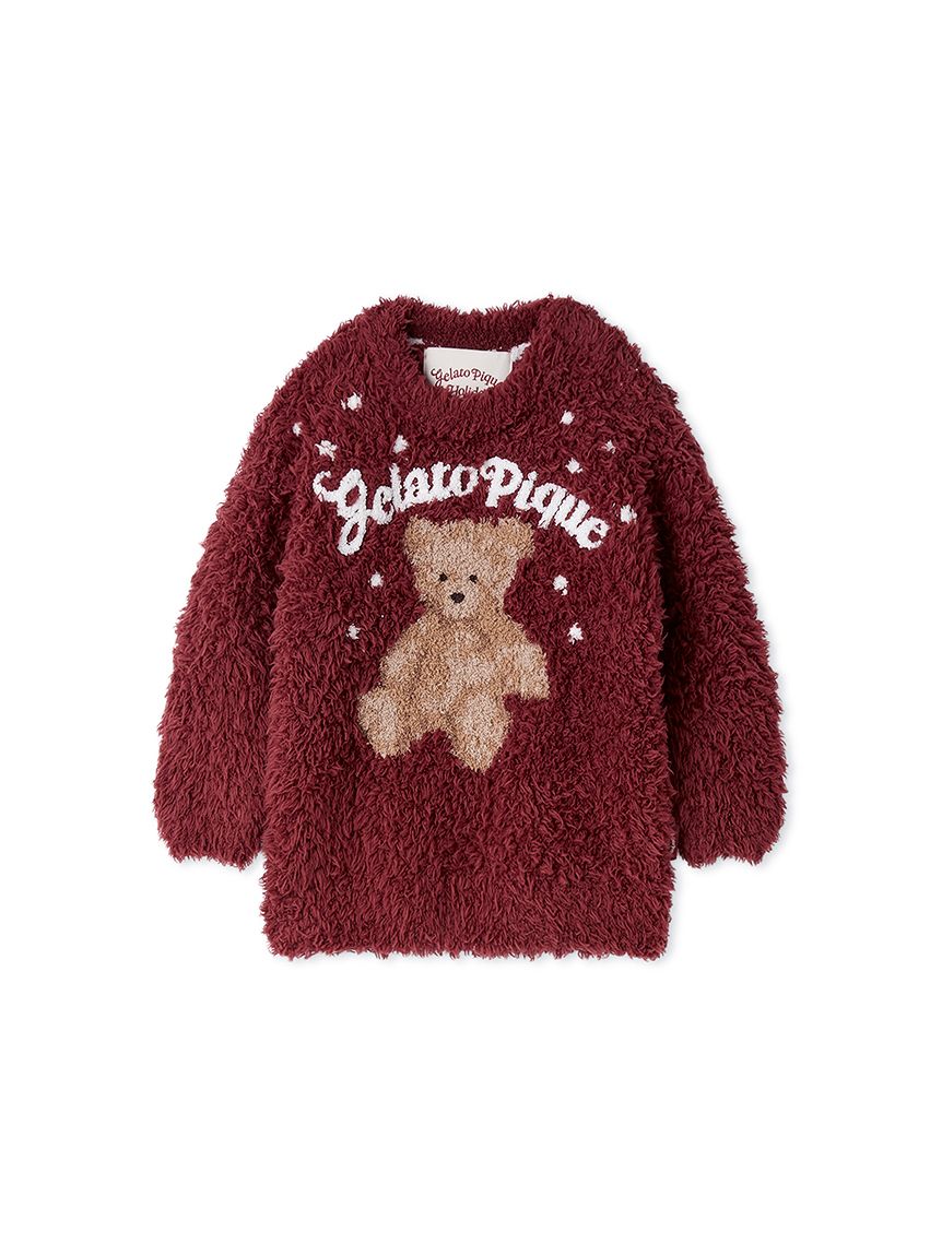 HOLIDAY】【BABY】ジェラートスノーベアジャガードプルオーバー(ニット