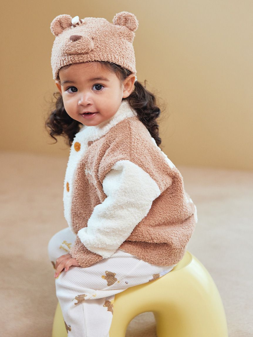 BABY】はちみつベア柄ロングパンツ(ロングパンツ)｜ルームウェア