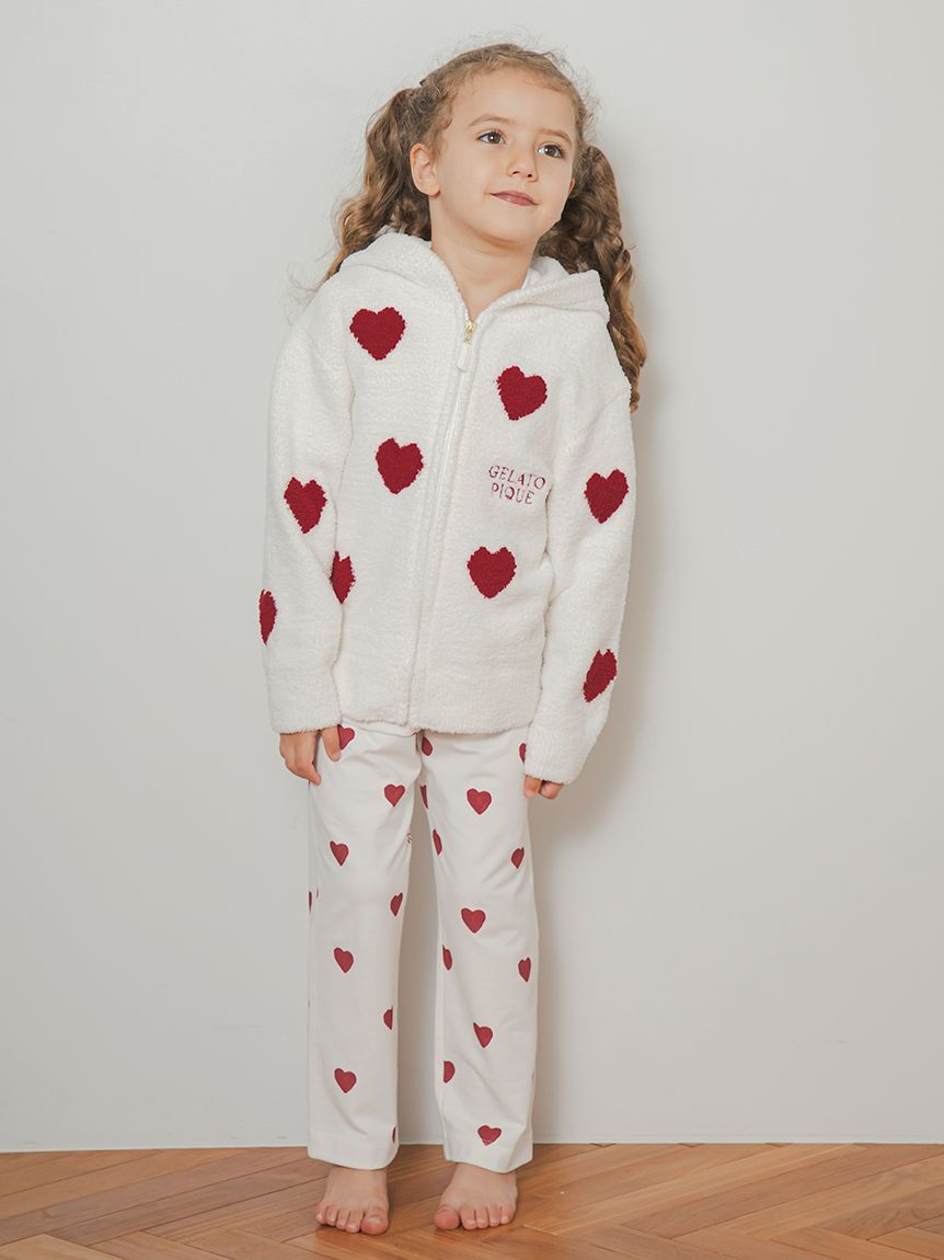KIDS】エアリーモコハートパーカー(パーカ)｜ルームウェア・パジャマ