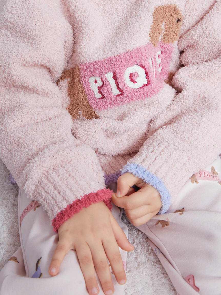 KIDS】ベビモコダックスフンドジャガードプルオーバー(ニットプル