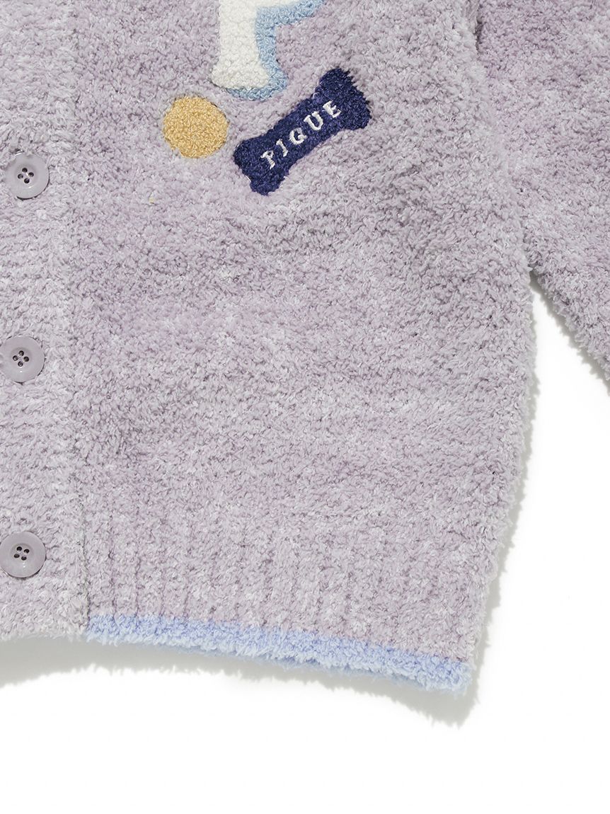 KIDS】ベビモコダックスフンドジャガードカーディガン(パーカ)｜ルーム