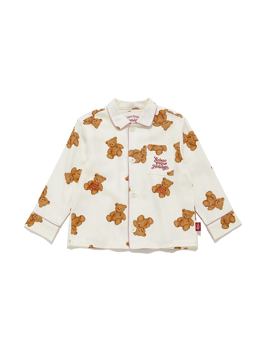 HOLIDAY】【KIDS】ベア柄ネルシャツ(カットソー＆Tシャツ)｜ルーム