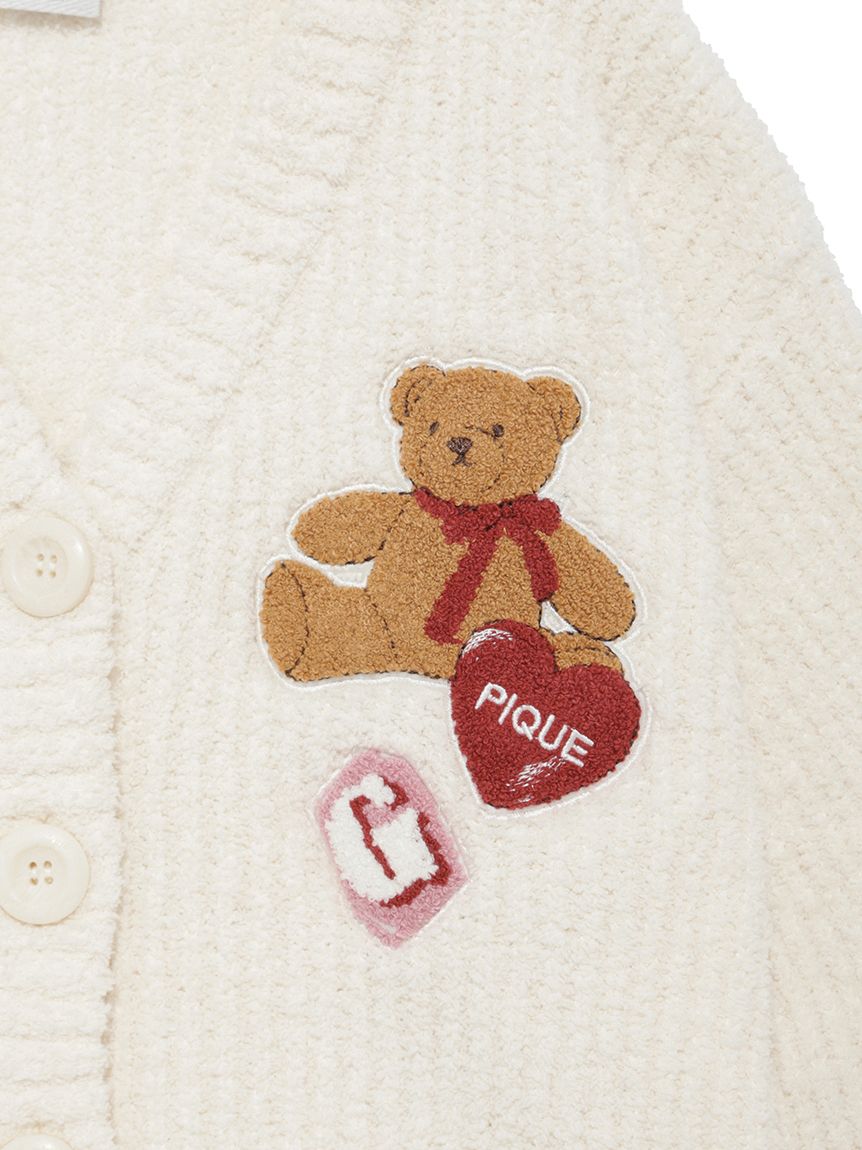 JUNIOR】ベビモコベアさがらカーディガン(トップス)｜ルームウェア