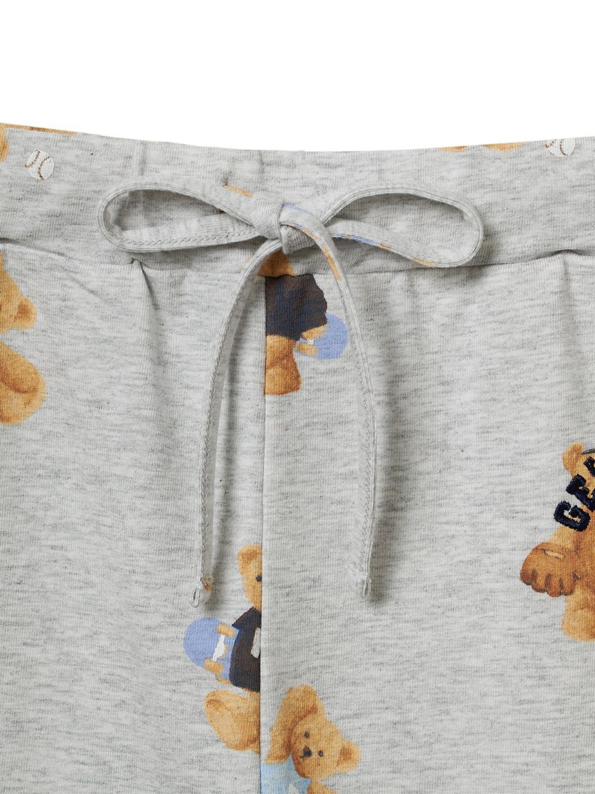 JUNIOR】スポーティーベアワンポイントTシャツ＆総柄ショートパンツ