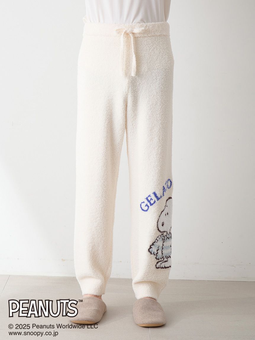 PEANUTS】【HOMME】オリジナルアート ジャガードロングパンツ(ロング
