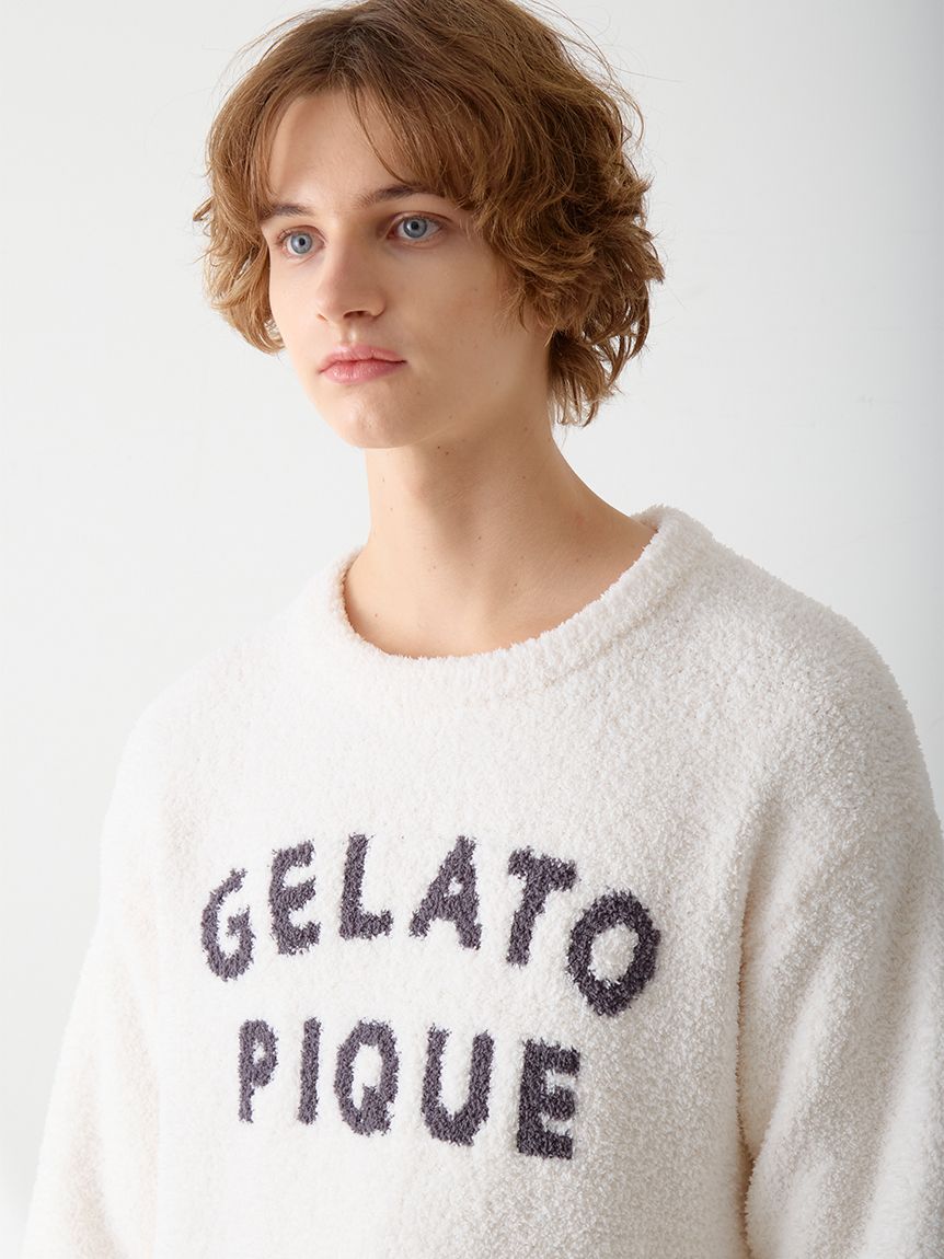 HOMME】パウダーロゴジャガードプルオーバー＆ロングパンツセット