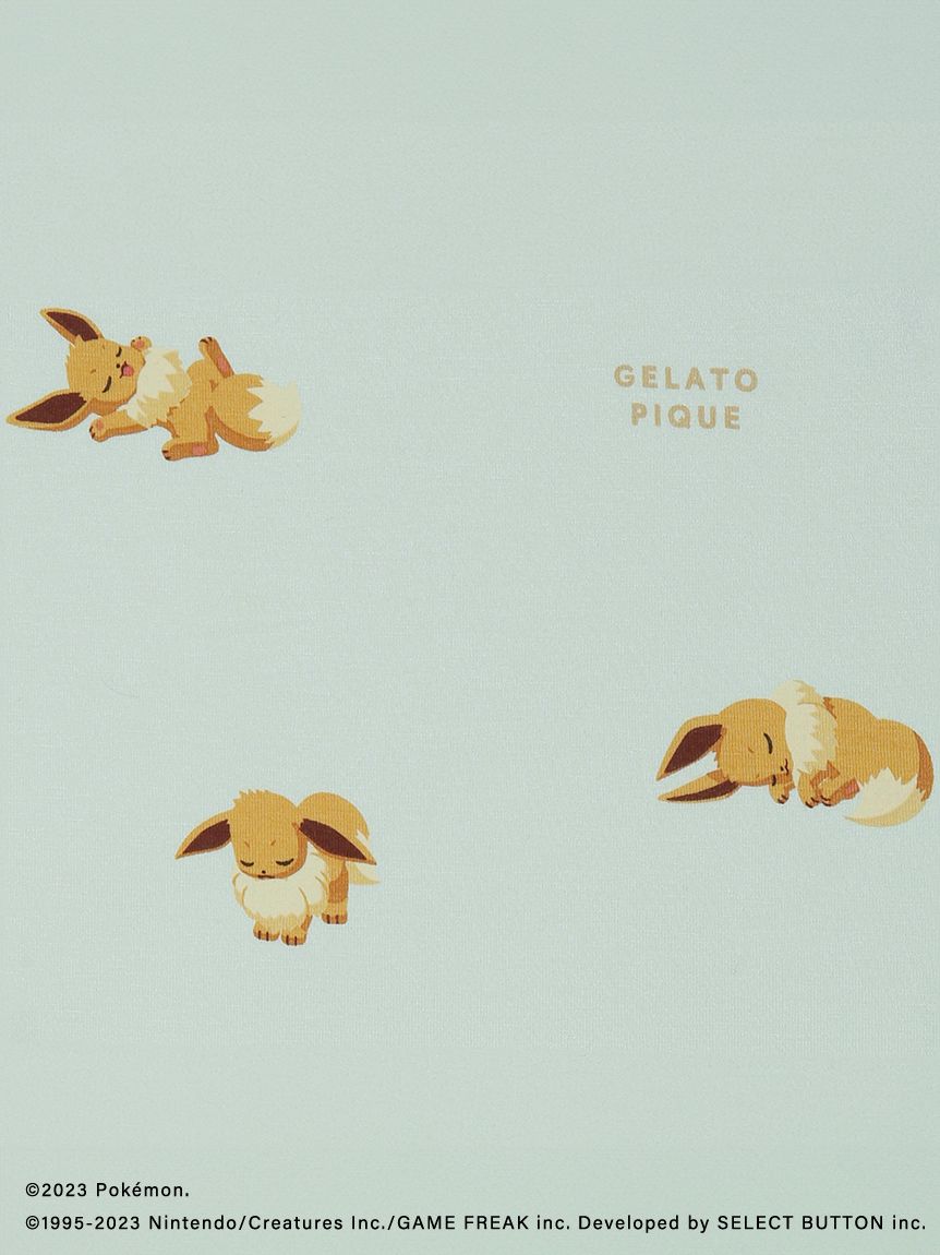 ポケモンスリープ】【メンズ】接触冷感プリントTシャツ＆ハーフパンツ