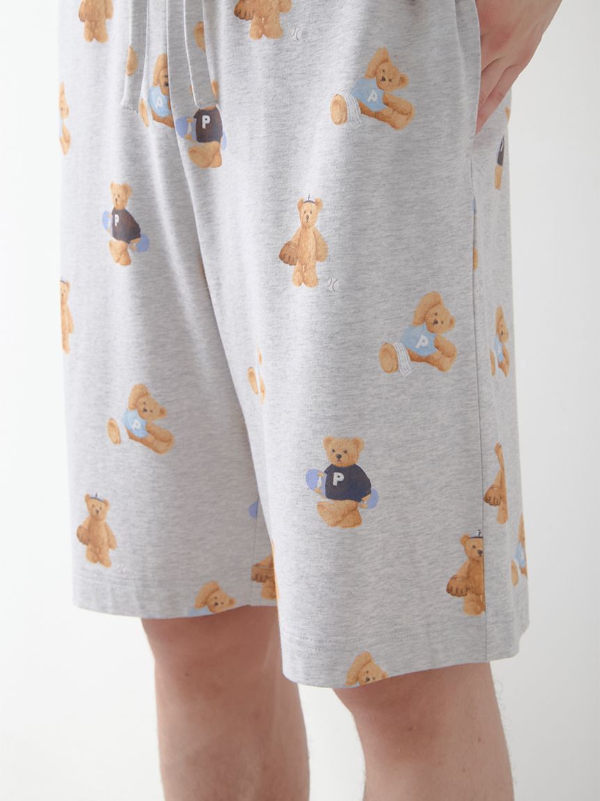 ONLINE限定】【HOMME】スポーティーベアワンポイントTシャツ＆総柄