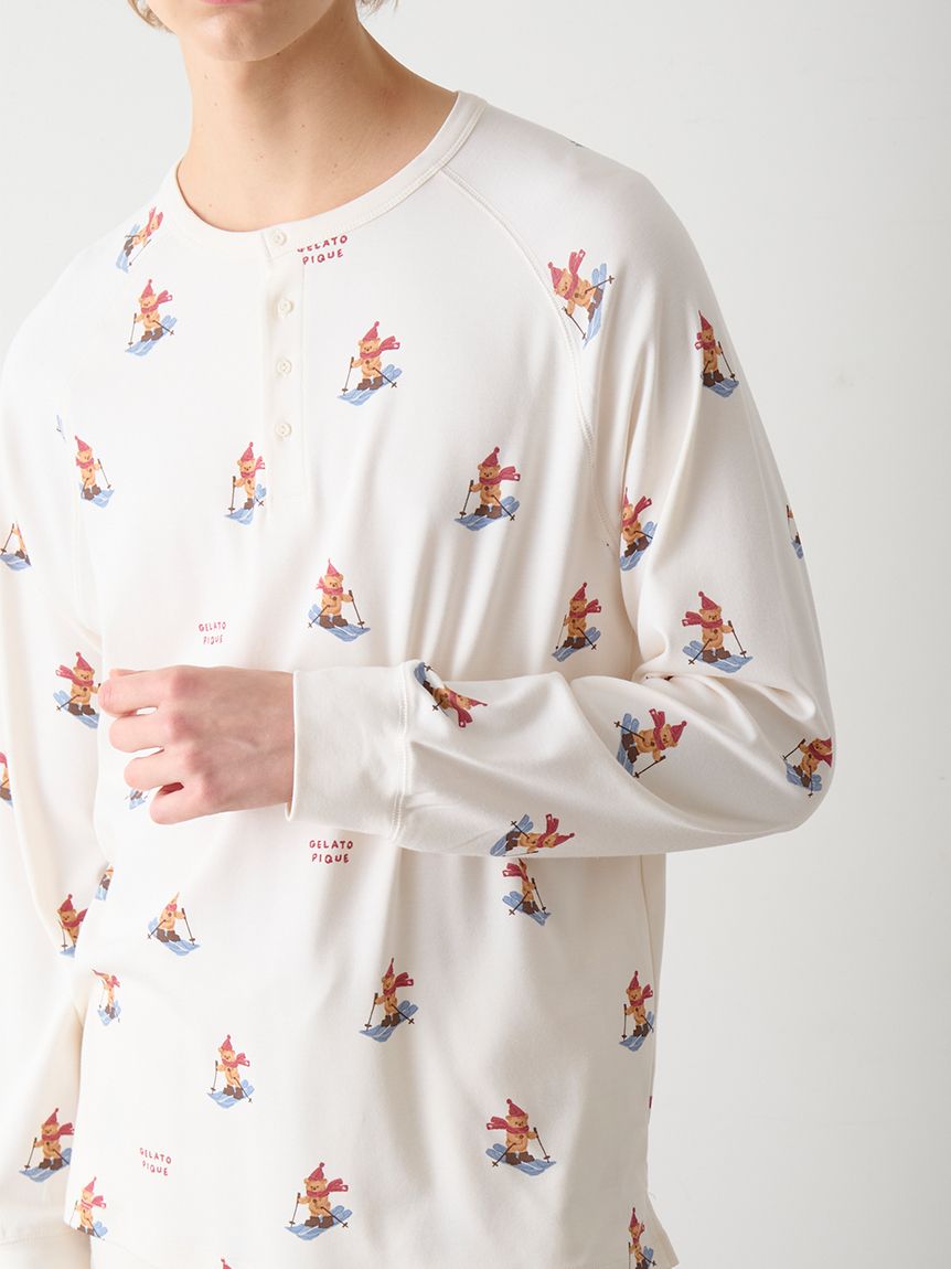 HOLIDAY】【HOMME】スキーベア柄ロンT(カットソー・Tシャツ)｜ルーム