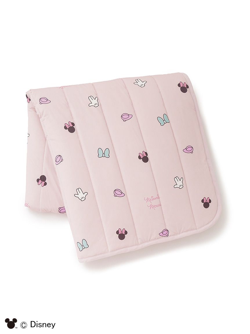 Sleep】Mickey&Minnie / 接触冷感プリント敷きパッド（シングル