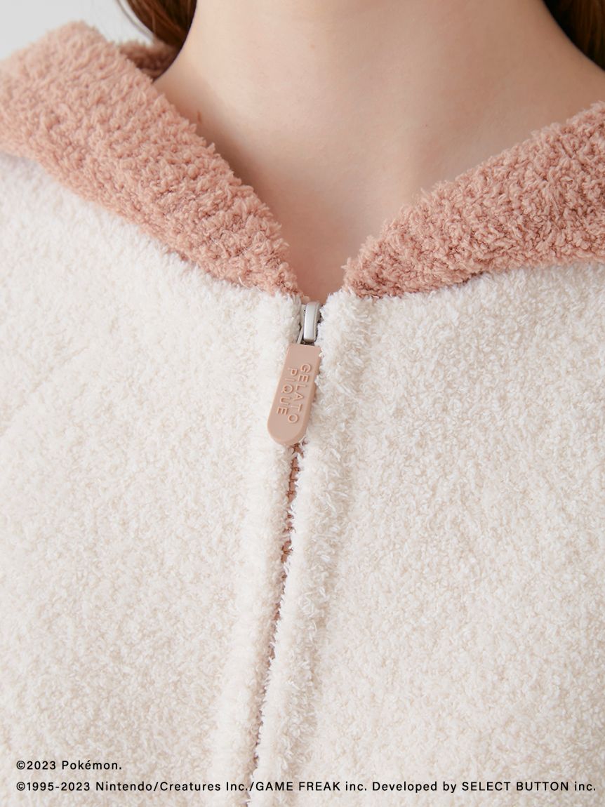 ポケモンスリープ】ベビモコ イーブイ パーカ＆ショートパンツセット