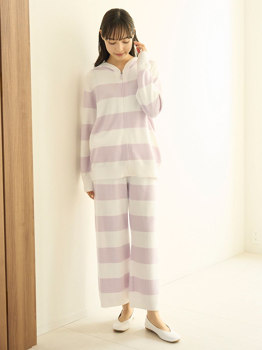スムーズィー2ボーダーパーカ(パーカ)｜ルームウェア・パジャマ通販の