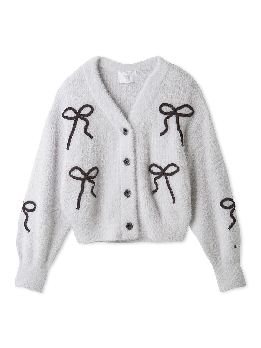 リボンフェザーカーディガン(カーディガン・ガウン)｜ルームウェア