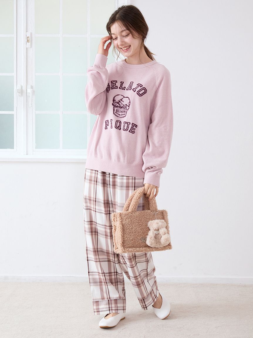 トラッドアイスクリームジャガードプルオーバー(ニットプルオーバー