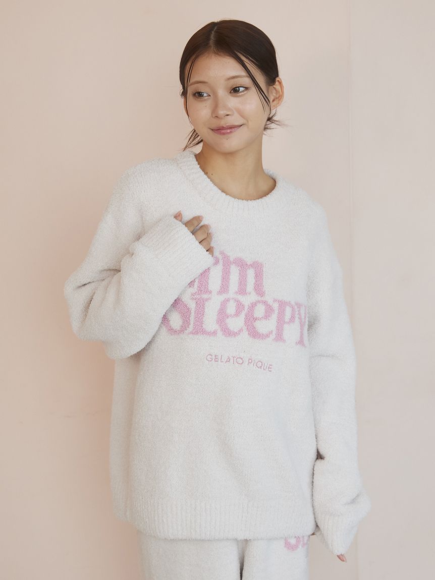 パウダースリーピーロゴジャガードプルオーバー＆ロングパンツセット