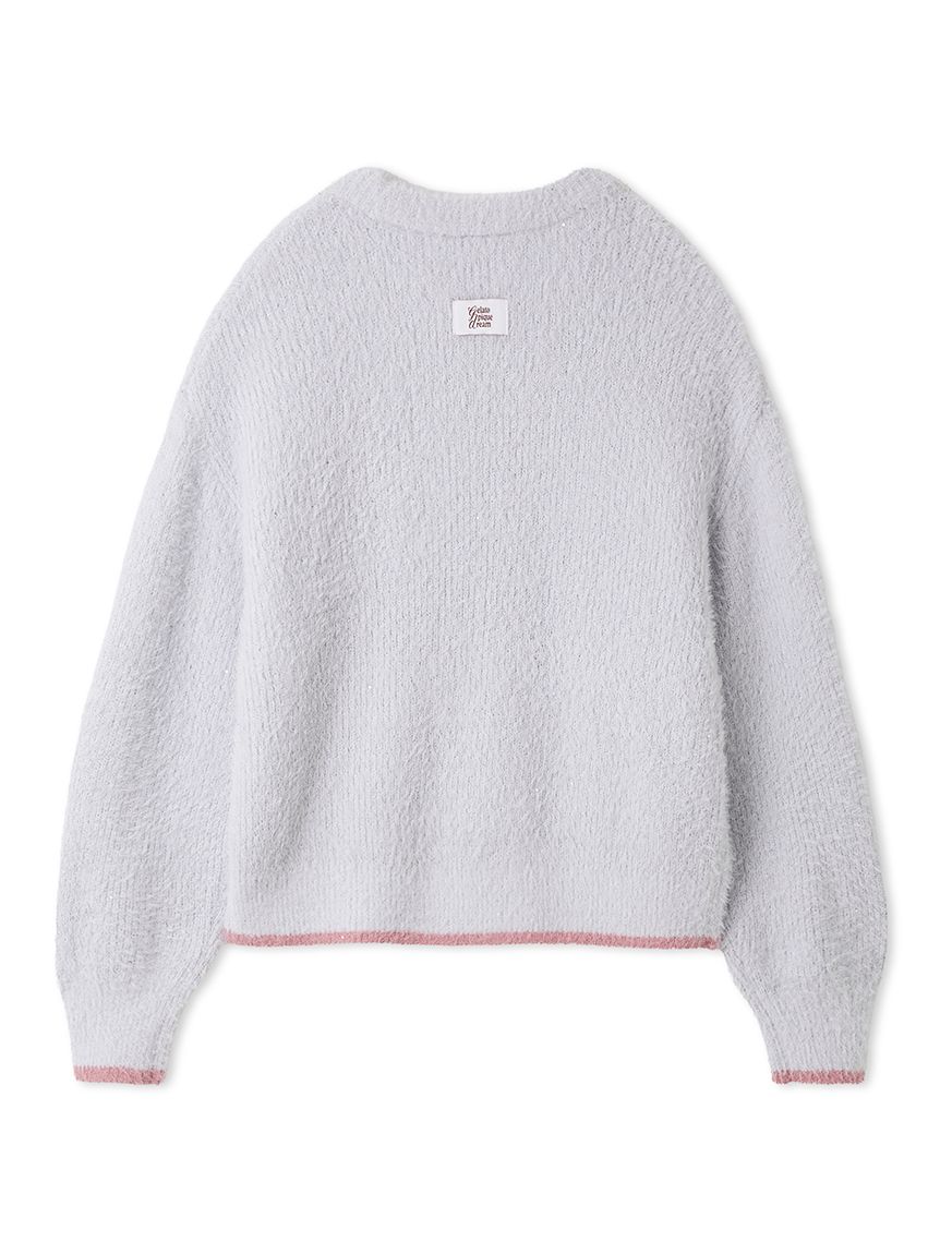 ラメフェザープルオーバー(ニットプルオーバー)｜ルームウェア