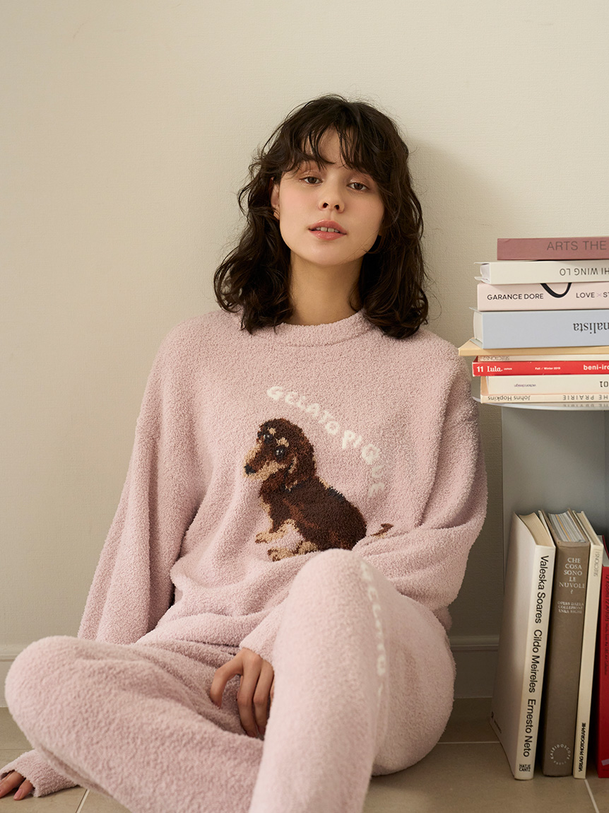 ONLINE限定】DOG ジャガードプルオーバー&ロングパンツセット(ロング