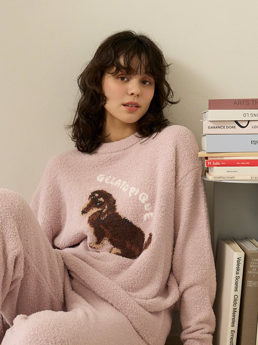 ONLINE限定】DOG ジャガードプルオーバー&ロングパンツセット(ロング