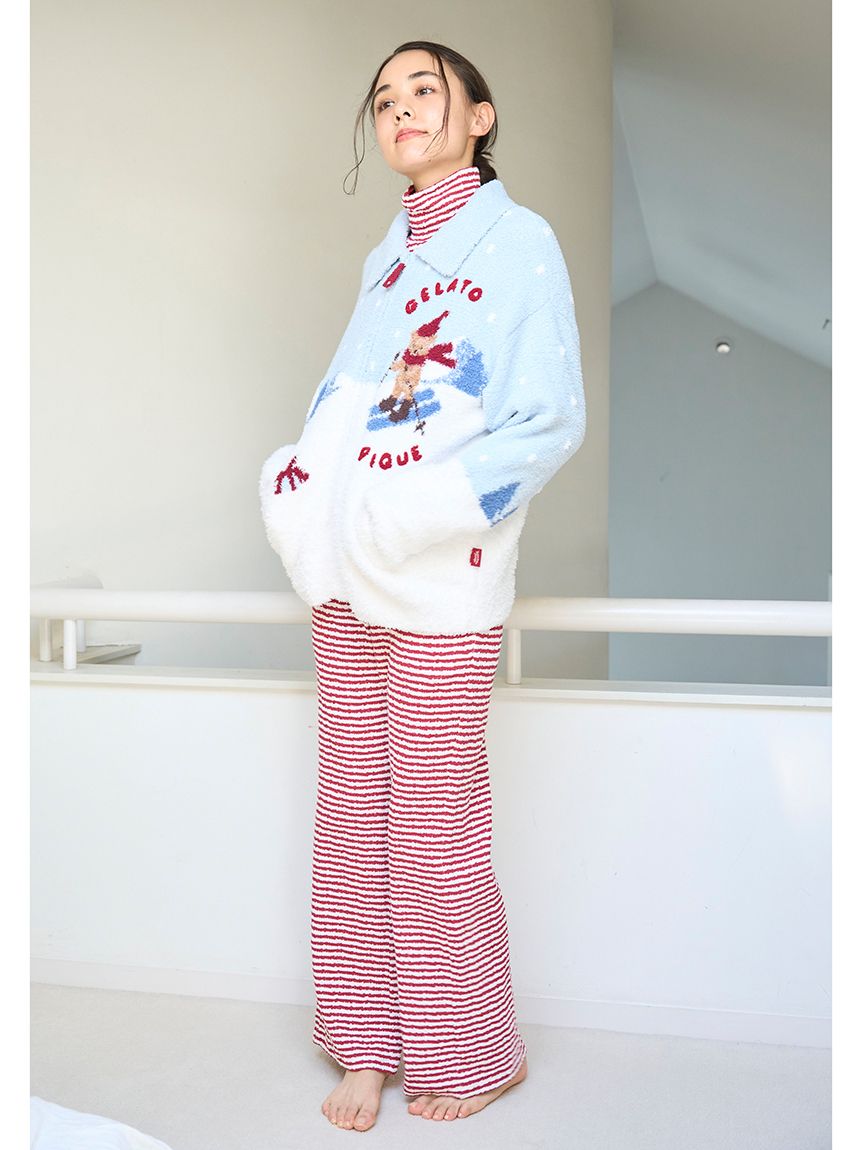 HOLIDAY】スキーベアジャガードカーディガン(カーディガン・ガウン