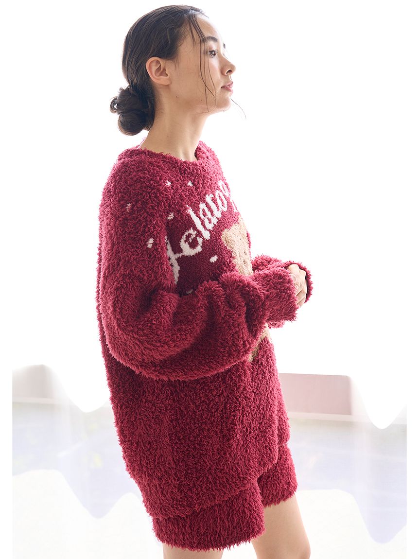 ONLINE限定】【HOLIDAY】ジェラートスノーベアジャガードプルオーバー