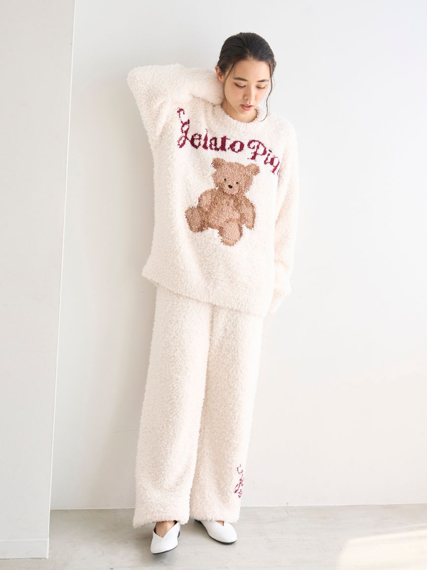 ONLINE限定】【HOLIDAY】ジェラートスノーベアジャガードプルオーバー