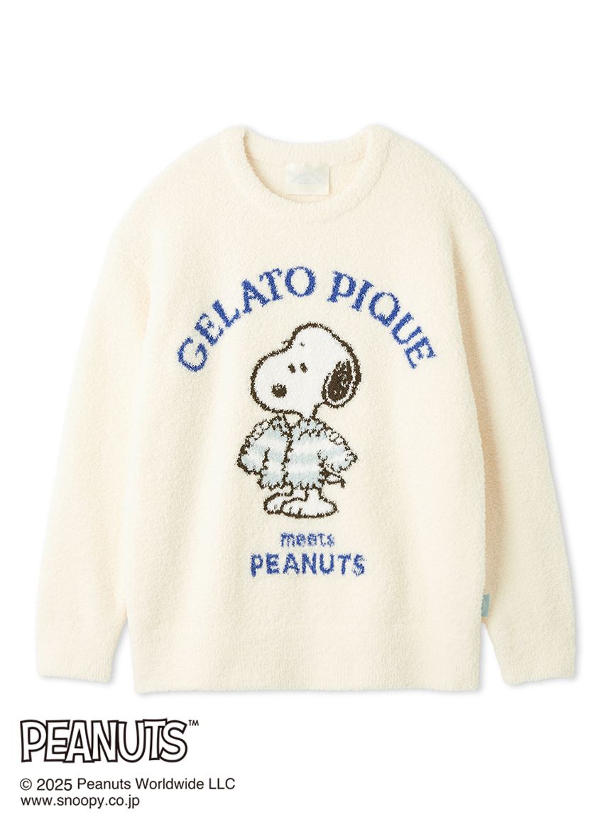 PEANUTS】【ONLINE限定】オリジナルアート ジャガードプルオーバー