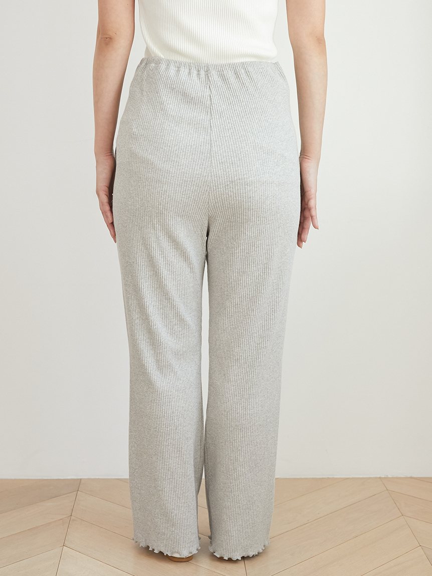 マタニティリブロングパンツ(ロングパンツ)｜ルームウェア・パジャマ