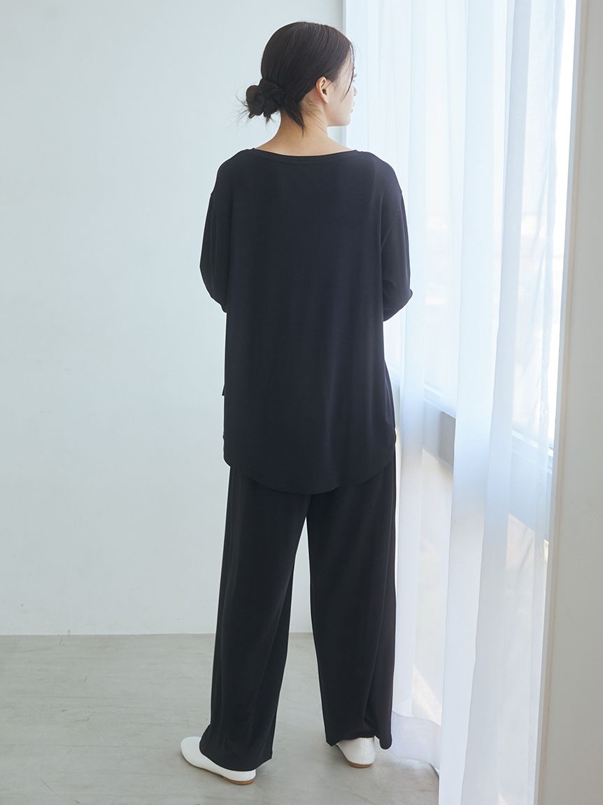 JOEL ROBUCHON】ドットワンポイントロングパンツ(ロングパンツ