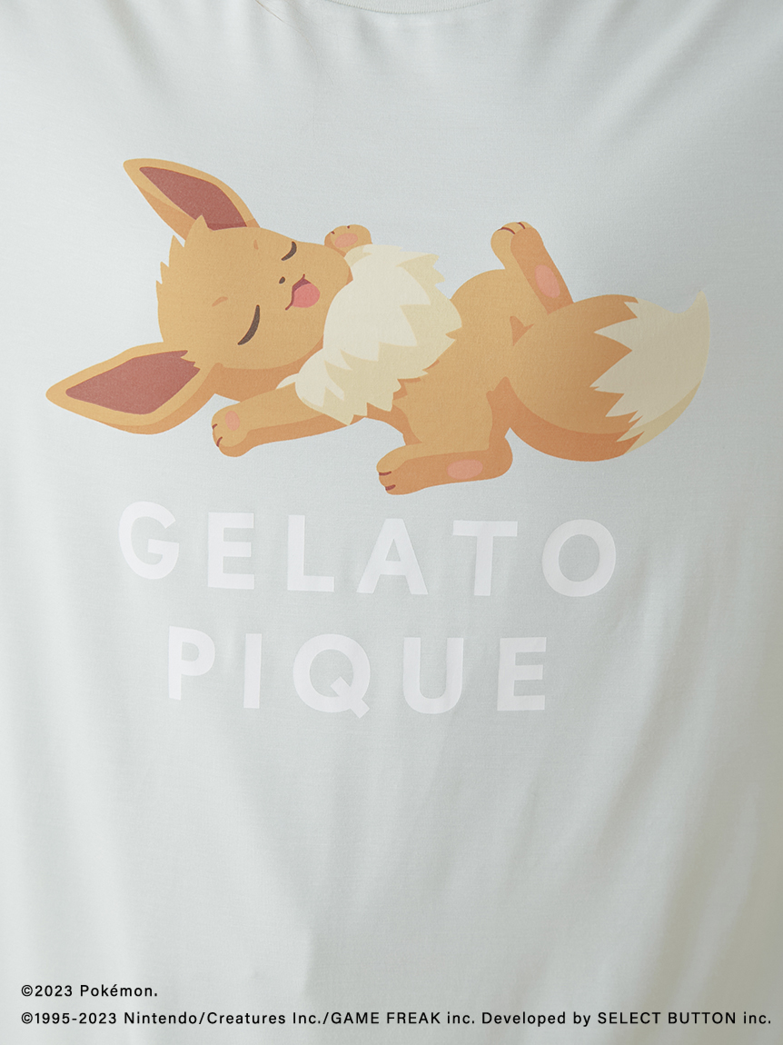 ポケモンスリープ】接触冷感プリントTシャツ＆ショートパンツセット
