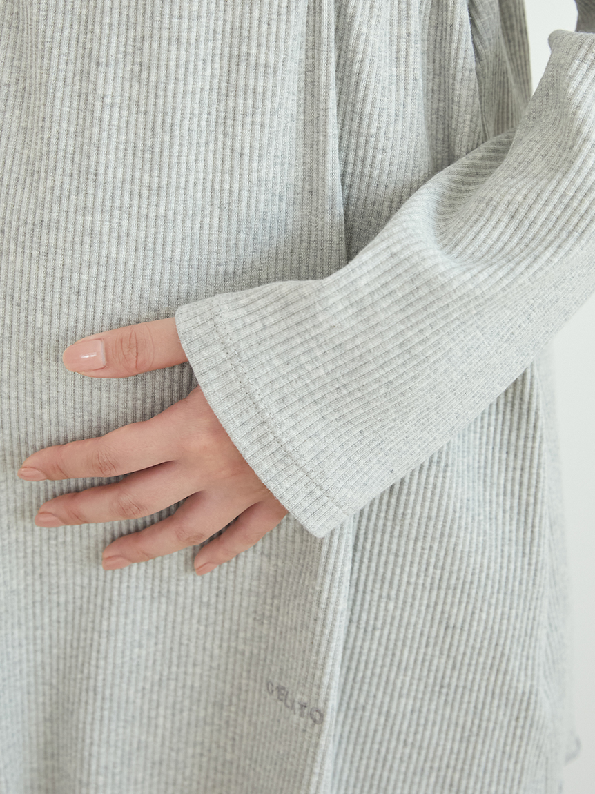 マタニティリブプルオーバー(カットソー・Tシャツ)｜ルームウェア